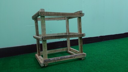 Homemade wooden crate