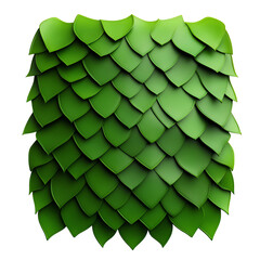 Wall Mural - Green leaf pattern, vibrant natural texture, ideal for eco-themed projects.