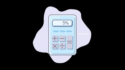 Poster - A calculator displaying 110%, set against a simple flat background, emphasizing mathematical concepts.