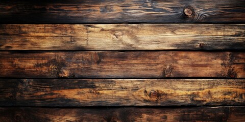 Wall Mural - Stacked wooden planks with natural texture and rustic appearance