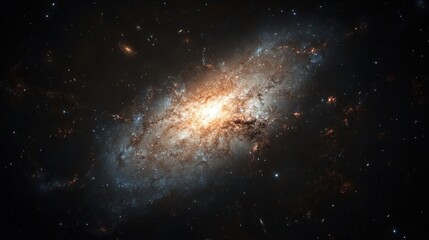 Canvas Print - messier 81: a stunning spiral galaxy in ursa major cosmic wonder, celestial dance, starry night