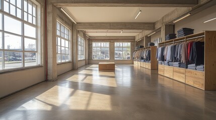 Leinwandbilder - space to change into new clothes following exercise and healt