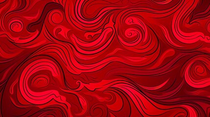 Wall Mural - chinese traditional background design with abstract pattern in red background chinese red textured p
