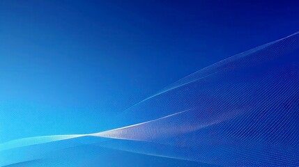 Poster - Abstract blue gradient design, smooth flowing hues, modern technology backdrop, serene and calming visual, ideal for digital presentations or innovative projects.