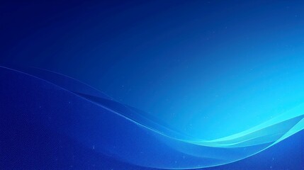 Poster - Vibrant Blue Gradient, a seamless flow of deep and light blue hues, creating a dynamic backdrop that evokes a sense of innovation and modernity in a tech-inspired setting.