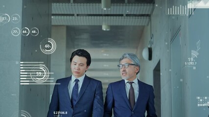 Aufkleber - business, management, data, dx, digital transformation, research, investigation, analysis, executive, company, financial statement, teamwork, statistics, detective, walk, progress, growth, strategy, s