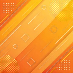 Poster - Orange Yellow gradient with shape Vibrant abstract background for banner, Social media, Phonix Walpaper. Ai Generated