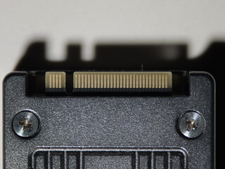 Poster - A close up of a computer's internal components