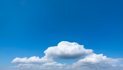 Aufkleber - blue sky and clouds with copy space.