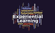 © Rana - Experiential Learning word cloud template. Experiential Learning concept vector tagcloud background. vector illustration.