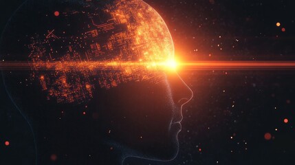 Poster - Illuminated Mind: A Digital Portrait of Consciousness