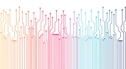 Poster - Circuit board chipset Abstract technology background with technological elements. Technology background with hi tech digital data. Vector illustration.