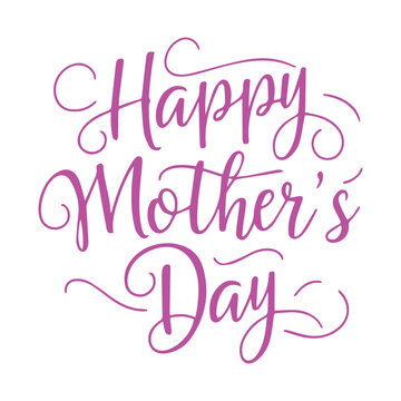 Mothers day typography