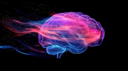 Poster - Abstract Brain Visualization:  Exploring the Mysteries of the Mind's Energy and Potential