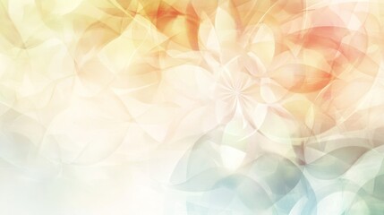 Sticker - Pastel Floral Dream: An Abstract  Floral Artwork