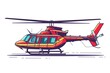 © Sudipta - Helicopter elegant icon on white background.