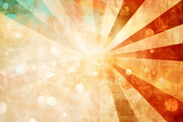 Poster - A vibrant, abstract background featuring rays of light and a soft, textured appearance, creating a warm and inviting atmosphere