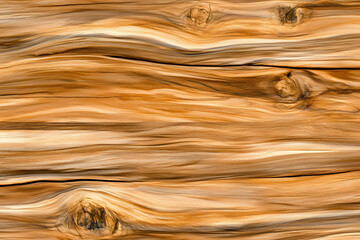 Poster - A textured wooden surface showcasing rich grains and knots, emphasizing natural beauty and warmth