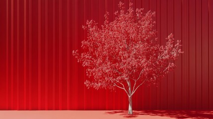 Poster - Abstract red background with smooth gradients and subtle textures, creating a bold and dynamic visual design for creative digital projects and high-impact graphic design elements
