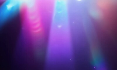 Wall Mural - bold lens flare with vibrant prismatic rays and glowing dust