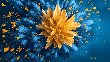 Poster - Dynamic Color Flow, an energetic display of vibrant hues and abstract forms suggesting swift motion and fluidity in a contemporary setting
