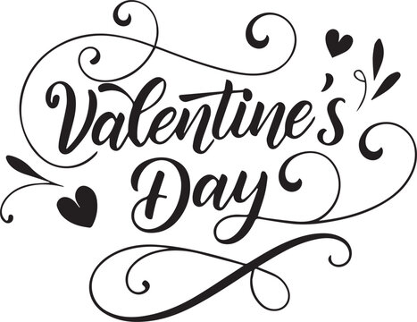 Heartfelt Shadows A Valentine’s Typography Tale