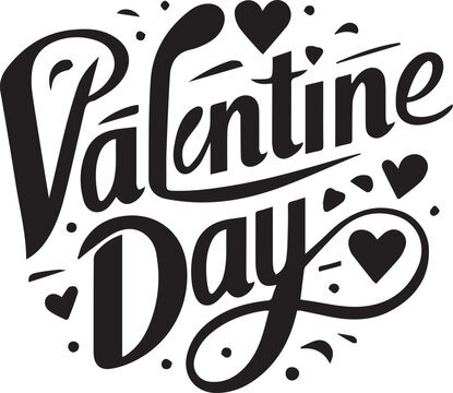 Heartfelt Shadows A Valentine’s Typography Tale