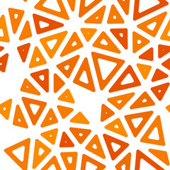 Poster - abstract background with mosaic triangle shapes. medium triangle size. mono tone style. rounded tria