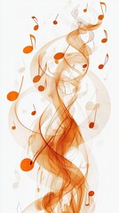 Poster - Intertwined Rhythms of Dance and Music Creating a Visual Harmony in a Minimalist Style