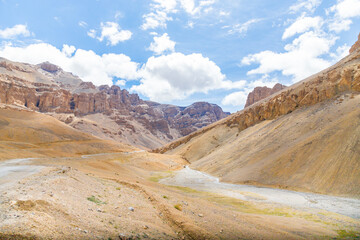 Wall Mural - View of beautiful himalayan mountains at pang, passing through the keylong-leh road, ladakh, India.