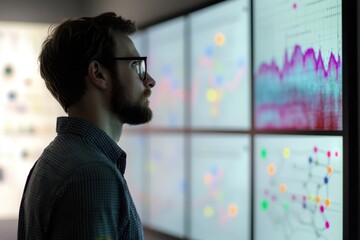 Poster - Exploring data visualizations in a modern tech environment at a research facility