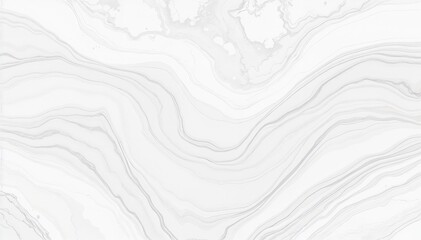 Poster - Abstract white marble texture with flowing gray veins elegant and modern background