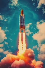 Wall Mural - Space Shuttle Launch