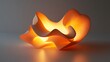 © Dina - Illuminated Abstract Sculptural Form with Organic Curves