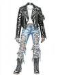 © Phunnada - Punk-Inspired Fashion Sketch Featuring Edgy Outfit Design