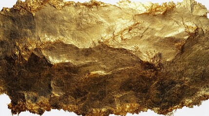 Poster - Textured Golden Foil Paint Background for Creative Projects and Design Applications in Various Artistic Contexts and Uses