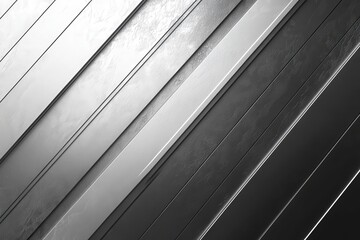 Poster - Silver Stripes with Parallel Texture in Abstract Design for Modern Interiors, Backgrounds, and Graphic Projects