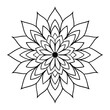 © Shineoxstock - Flower Mandala Vector illustration, Mandala pattern ClipArt Design