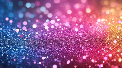 Poster - Colorful background with multiple small circles in various sizes and vibrant hues creating a playful pattern valentine day