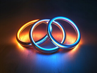 Sticker - Neon Rings