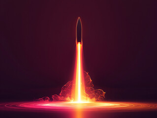 Wall Mural - Rocket Launch