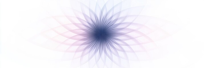 Poster - clean and simple virus illustration with a modern design featuring swirling patterns in soft colors.