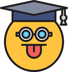 Poster - Cute Student Emoji
