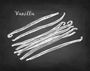 Canvas Print - vanilla spice chalk sketches