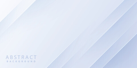 Wall Mural - abstract dynamic bright white line pattern and diagonal shadows on blue light gradient background