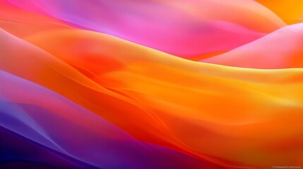 Poster - Abstract Background Vibrant Colorful Waves, Gradient Flow, Telecommunication Signal Concept