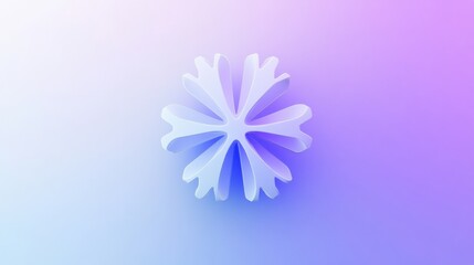 Poster - Clean and simple virus illustration with a modern design on a gradient background featuring soft colors. Generative AI