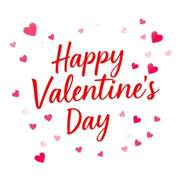 Valentines day greeting card 