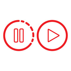 Poster - pause icon