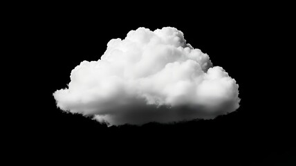 Wall Mural - Dramatic Monochrome Clouds in Striking Formation with Copy Space